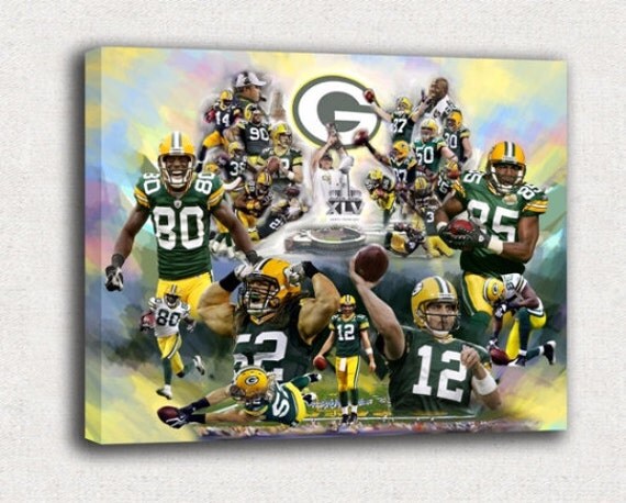 christmas gift green bay packers canvas art ready to hang christmas gift green bay packers canvas art ready to hang