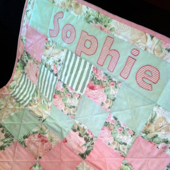 Baby Name Quilt Girl