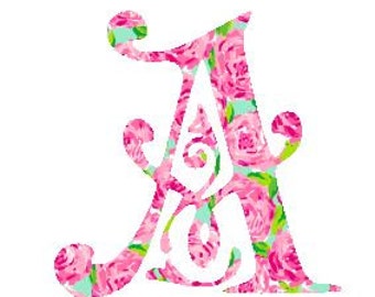 Initial Monogram Letters SVG, Studio 3, DXF, EPS,ps and pdf Cutting Files for Electronic Cutting Machines