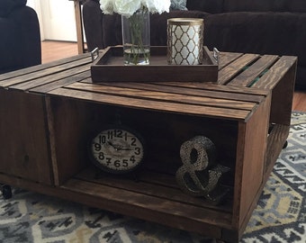 Wine Crate Coffee Table
