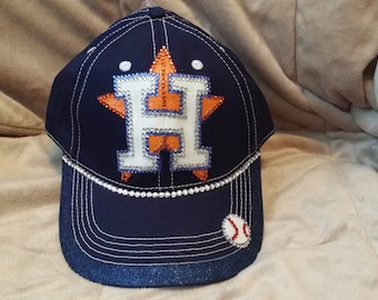HOUSTON ASTROS Sparkle and Bling Cowboy Hat
