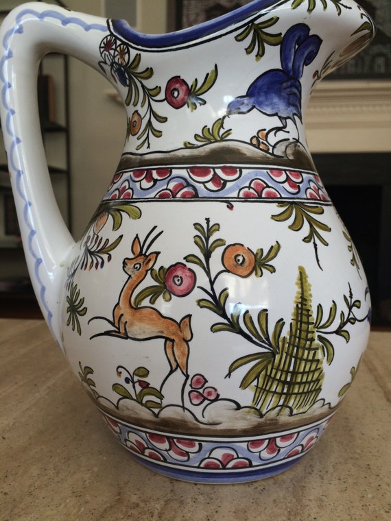 Water pitcher ceramic pitcher pottery pitcher made in