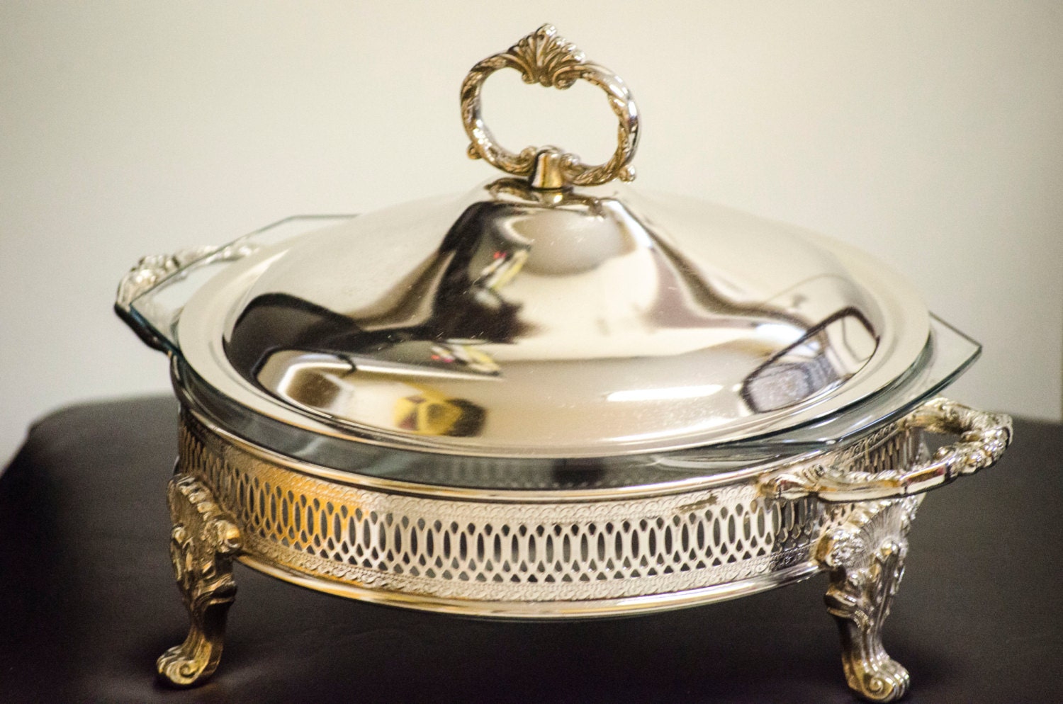 Vintage Baroque Silver Plate Server – Haute Juice