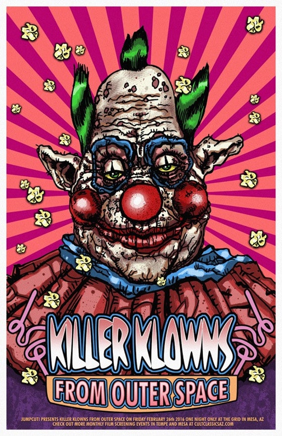 Killer Klowns From Outer Space 11 X 17 Art Print 