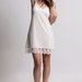 Lace Slip Lace Dress Extender Soft Nightie Sleepwear Ivory