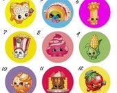 Items similar to Shopkins Edible Cake, Cupcake or Cookie Rice Paper ...