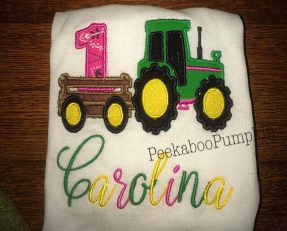 john deere first birthday shirt