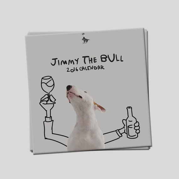 Jimmy the Bull 2016 Calendar by JimmyTheBullStore on Etsy