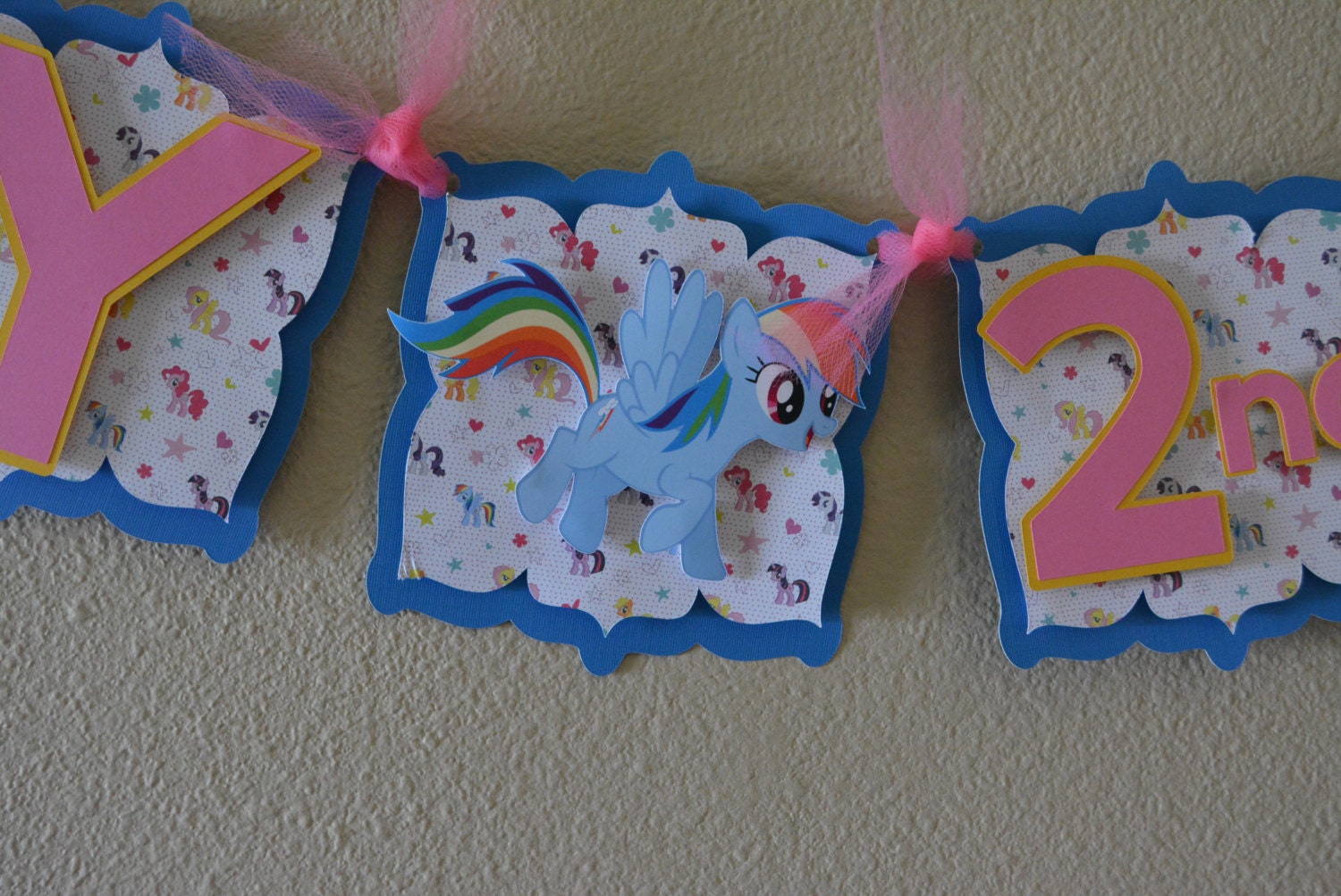 My Little Pony Birthday Banner customized banner custom