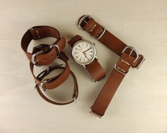 Horween 20mm Leather Watch Strap