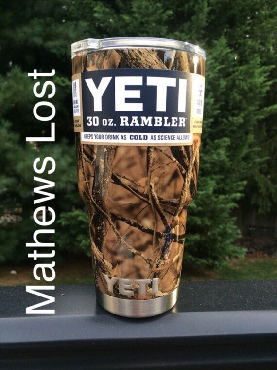 Camo Yeti Rambler by euroskullmount on Etsy