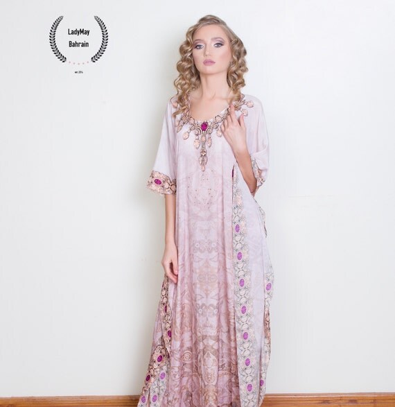 Silk Kaftan Arabic Jalabiya on sale