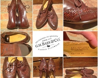 Vintage G.H. Bass & Co Brown Leather Shoes