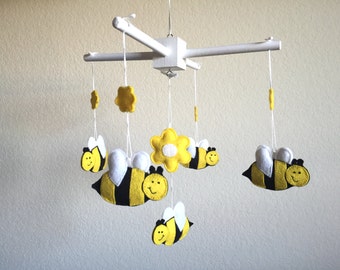 Bumble bee mobile | Etsy