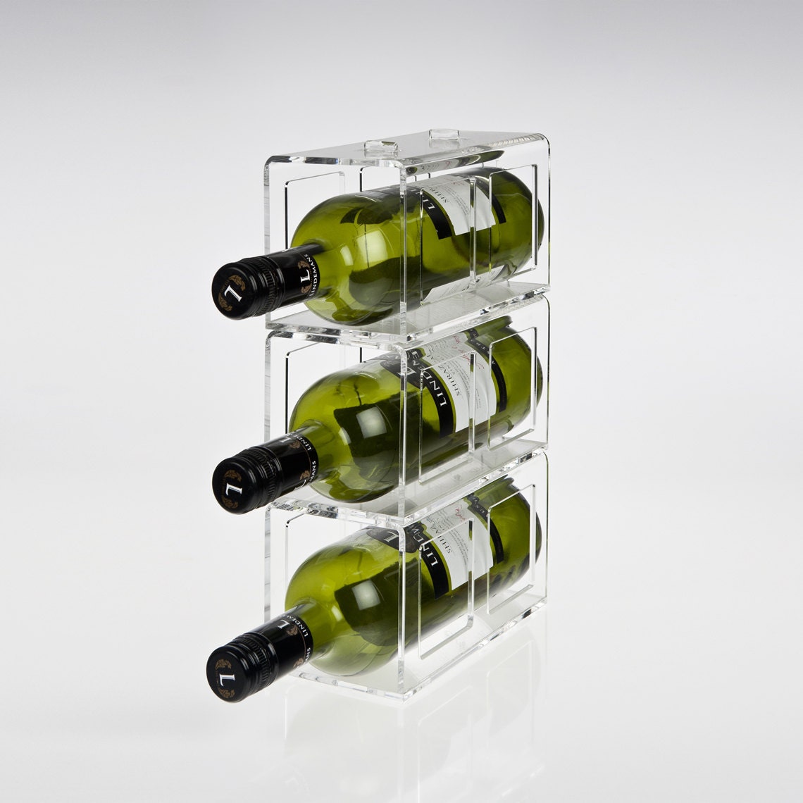 Acrylic Perspex Wine Rack Stacking Design Premium acrylic