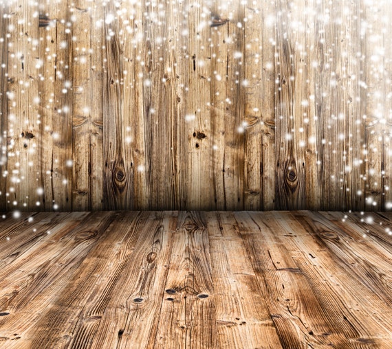 Old Wood Backdrop wooden floor and wall Christmas white