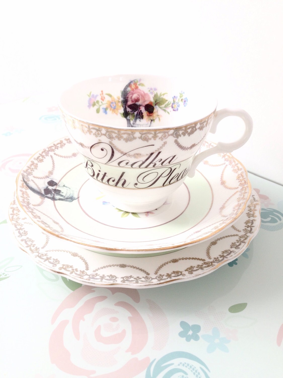 plastic teacup set