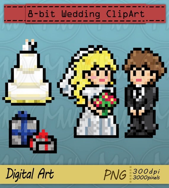 8 Bit Wedding Invitations 4