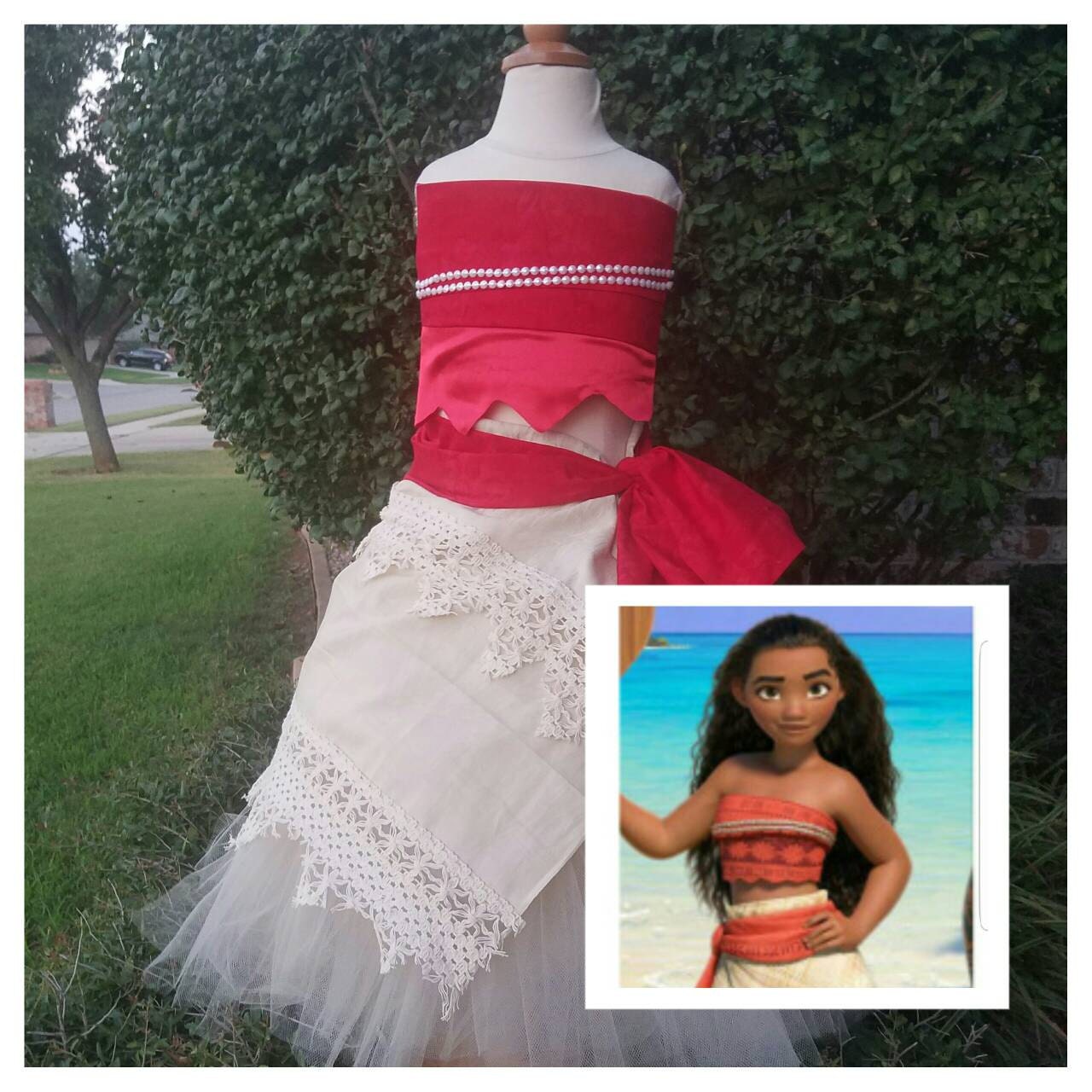 2t moana costume