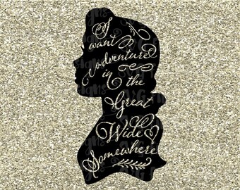 Unique belle silhouette related items | Etsy