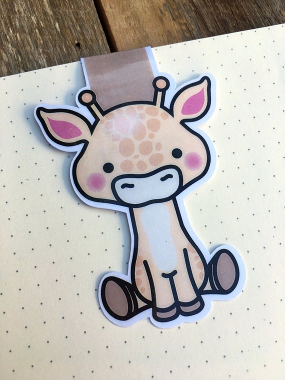 Magnetic Page Keepers - giraffe - bookmark