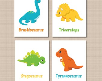 Dinosaur Wall Art dinosaur decor | etsy Dinosaur Wall Art dinosaur decor | etsy