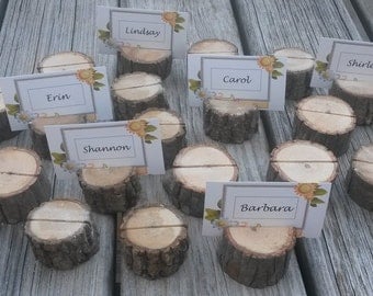 110 Rustic Place Card Holders