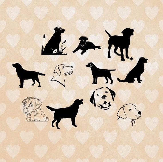 lab labrador retriever SVG Cut File for by OhThisDigitalFun