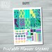 Peacock Planner Stickers Printable Sheets Happy Planner