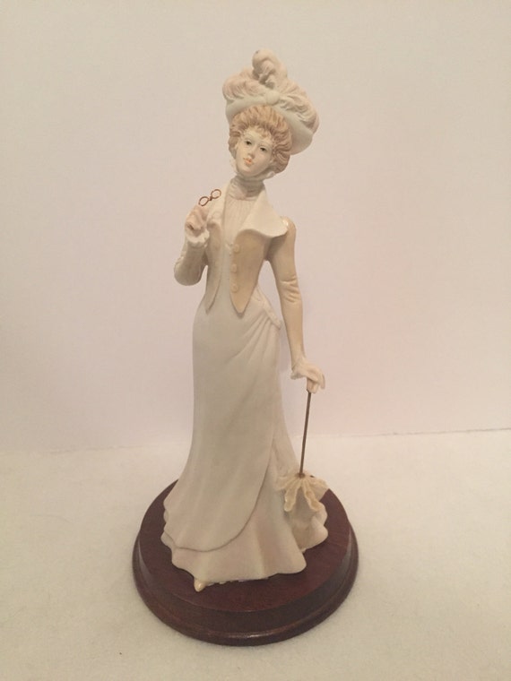 Vintage Arnart 19th Century Victorian Lady Figurine Statue by