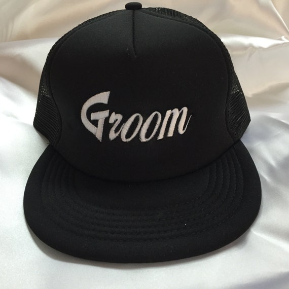 groom baseball cap