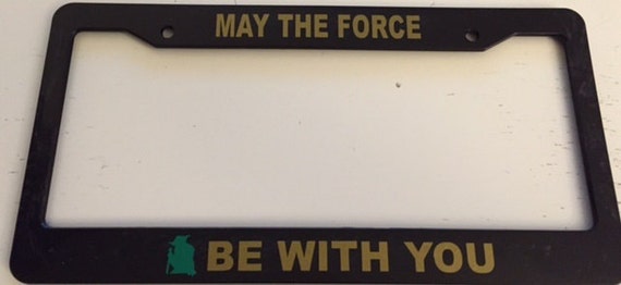 Download May The Force Be with You Yoda Style Multi Color Black
