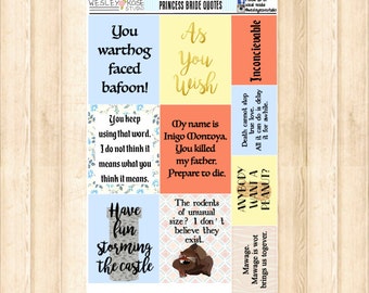 Princess bride quote | Etsy