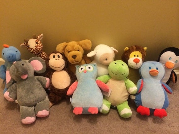 custom embroidered stuffed animals