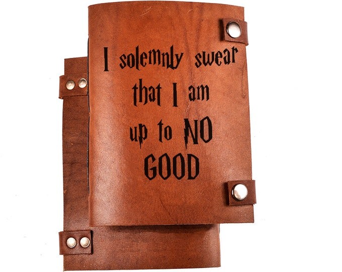 Maradeurs map Harry Potter gift - Harry Potter notebook - Harry Potter journal Harry Potter diary - I solemnly swear that I am up to no good