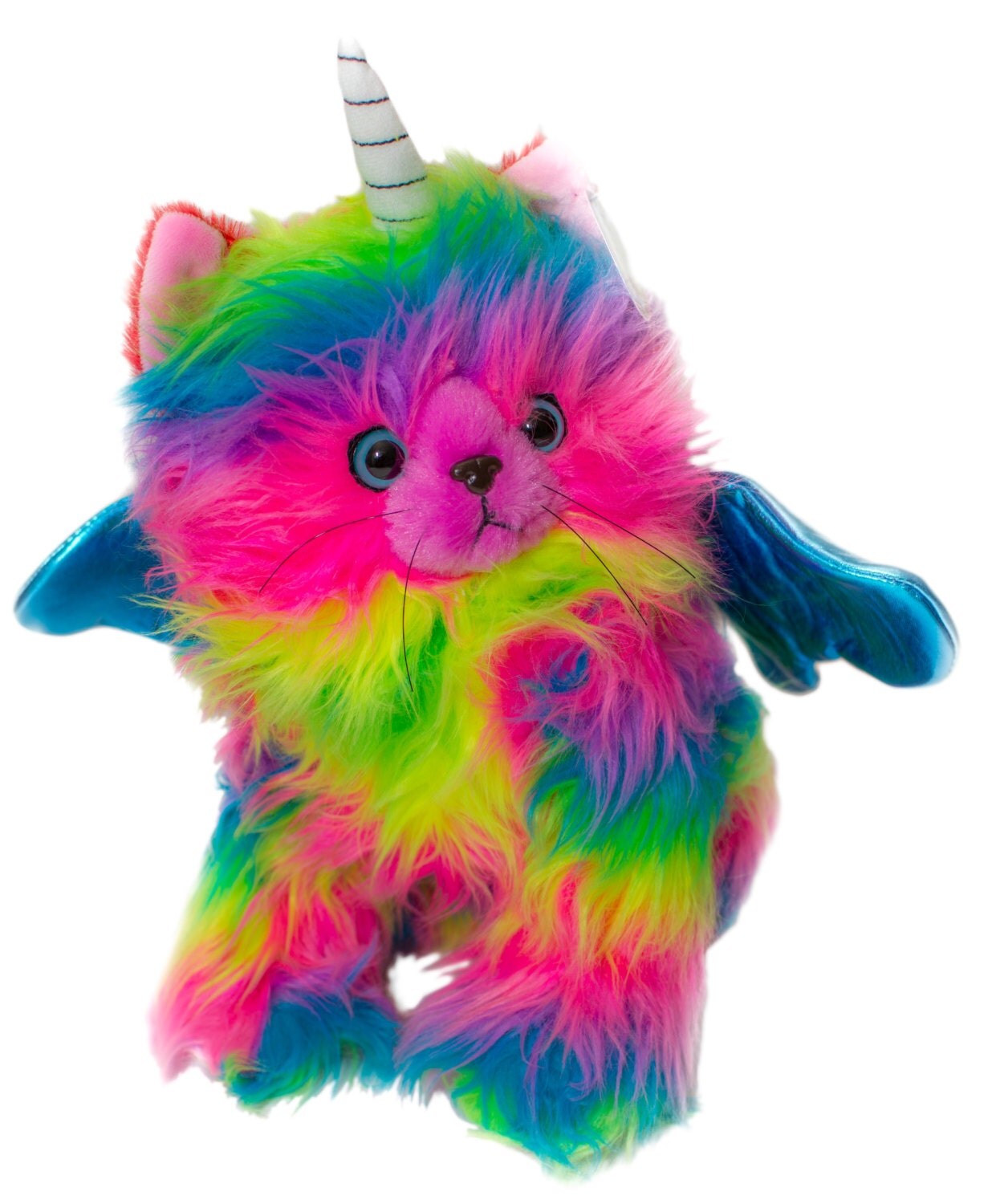 KITCHI KITTEN Light Blue Wings Rainbow Unicorn by KitchiKitten