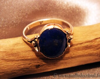 BOUCHONS à VIN ou à APERITIF -COFFRET BOIS -DECO--LAPIS LAZULI-BOIS