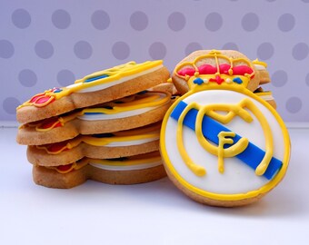 Real Madrid Soccer Cookies