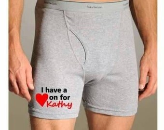 Personalized Men's Boxer Briefs