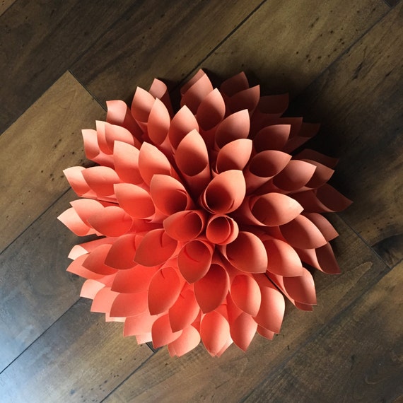 Paper Dahlia by SadiMaeDesigns on Etsy