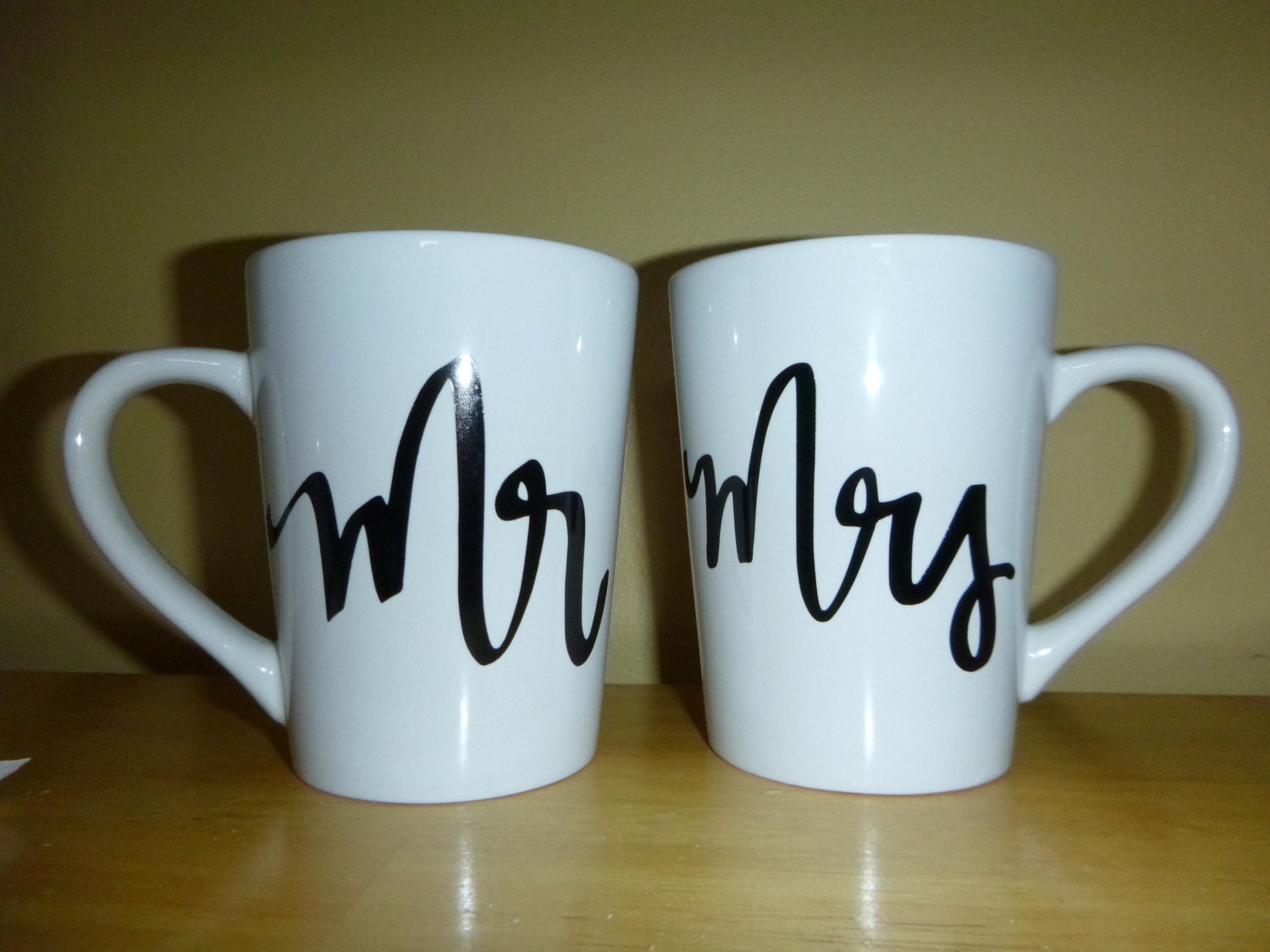 Mr. and Mrs. Coffee Mugs Set
