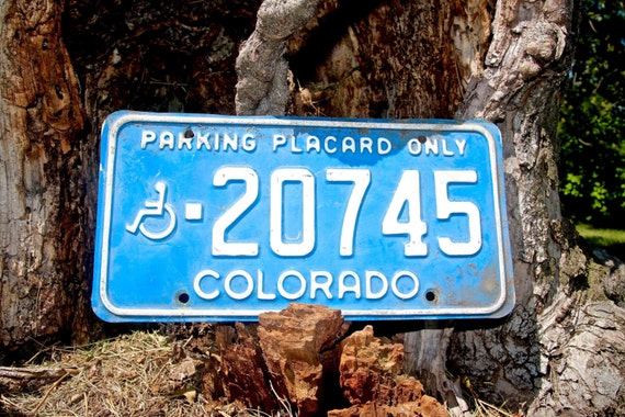 colorado-handicapped-parking-placard-number-by-americanantique