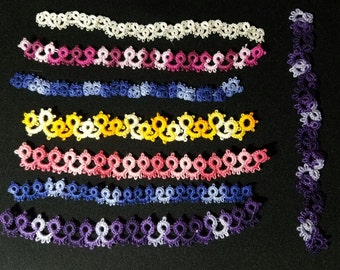 Tatted Embellishments, Tatted Edging, Tatted Accessories