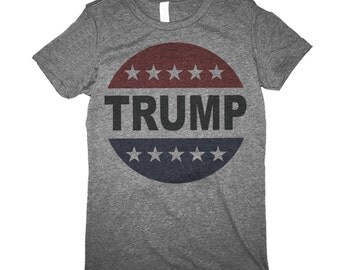 Retro Vote Trump 2016 Womens Bella-Canvas Shirt - Womens Make America Great Again Trump Shirt