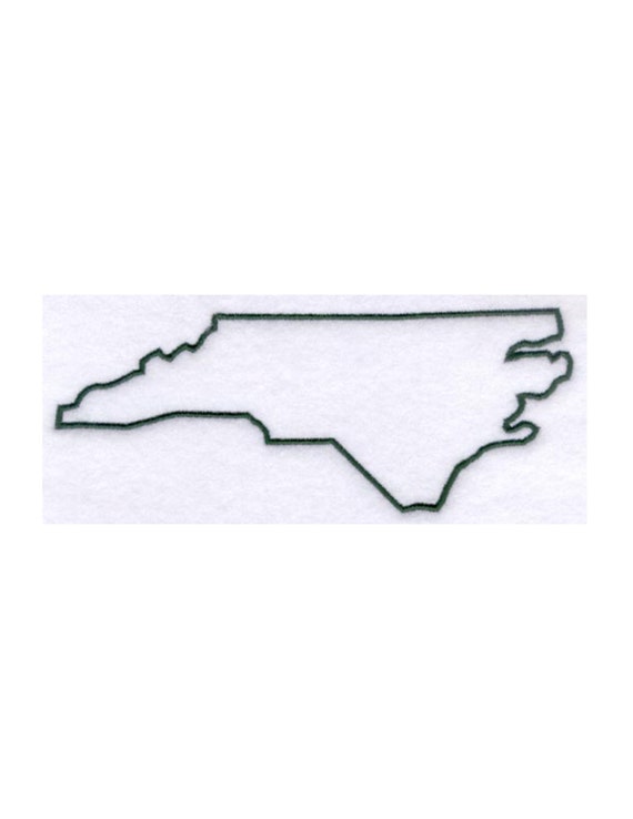 North Carolina Stencil Made from 4 Ply Mat Board