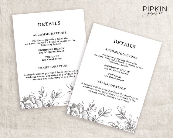 Wedding Invitations Details 10