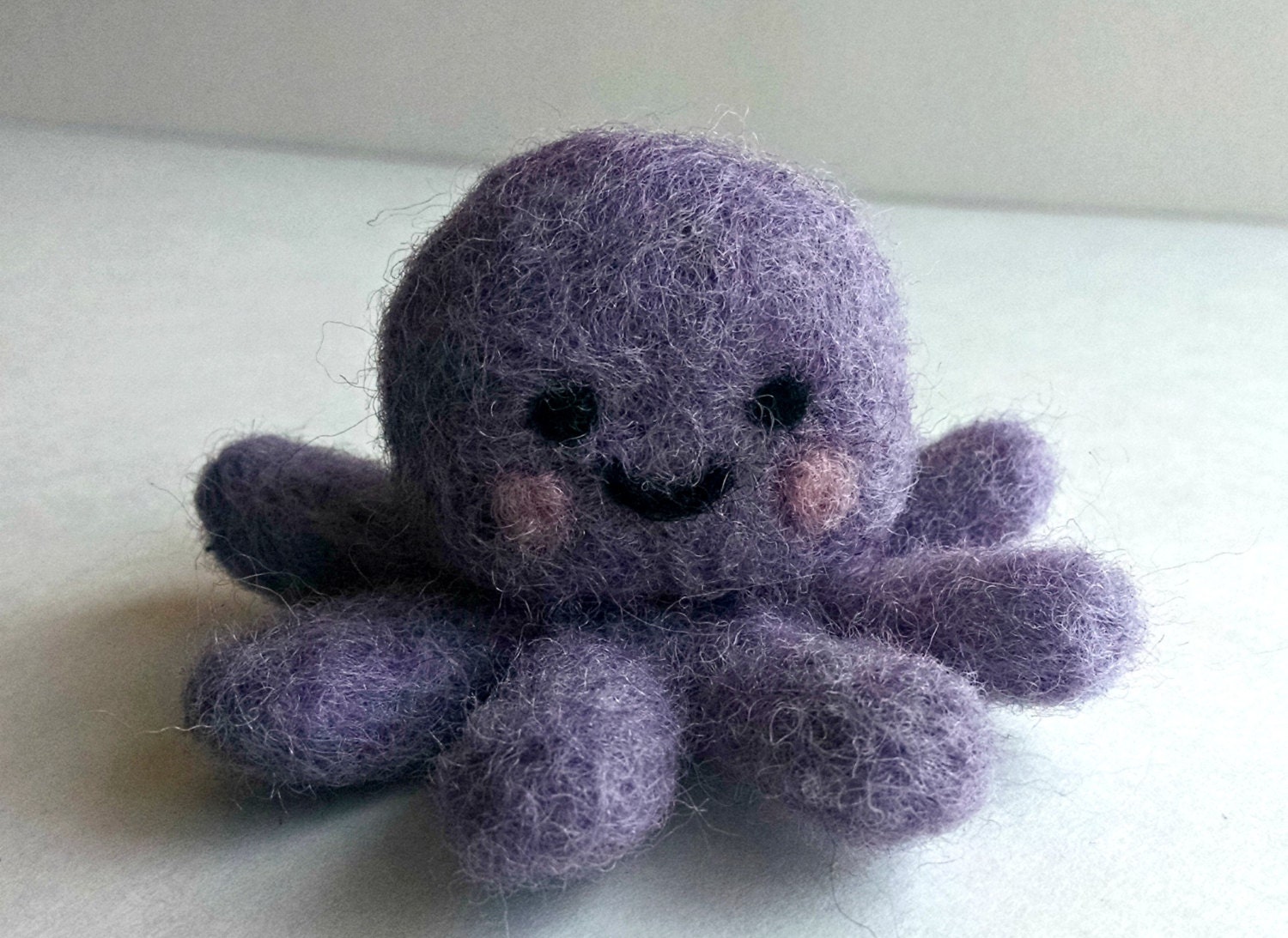 Needle Felted Octopus Kawaii Octopus Felt Sea by HubertandWanda