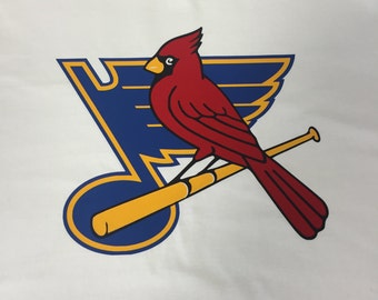 blues and cardinals shirt