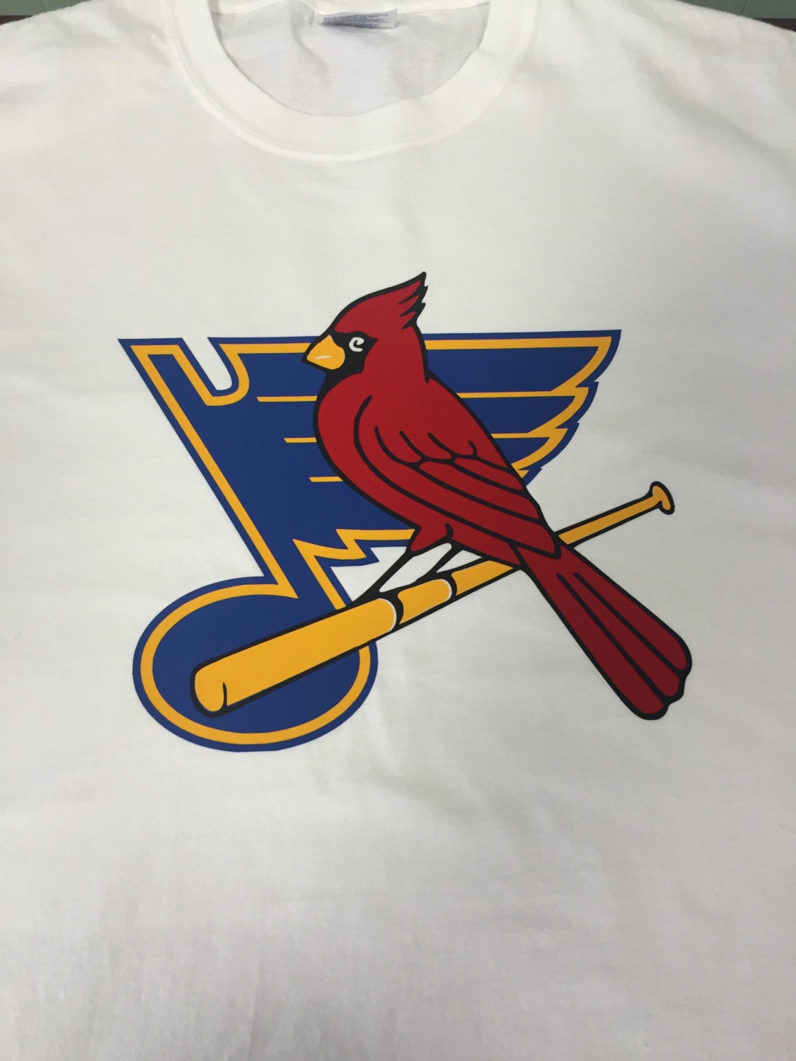 blues and cardinals shirt