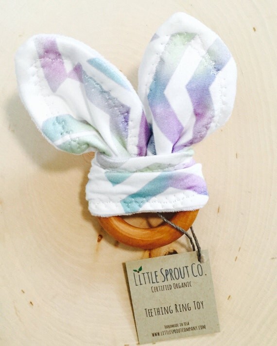 Organic Baby Teething Ring SALE Teething Ring CPSIA